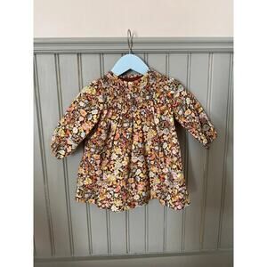 Bonton baby dress, liberty fabric, 12M